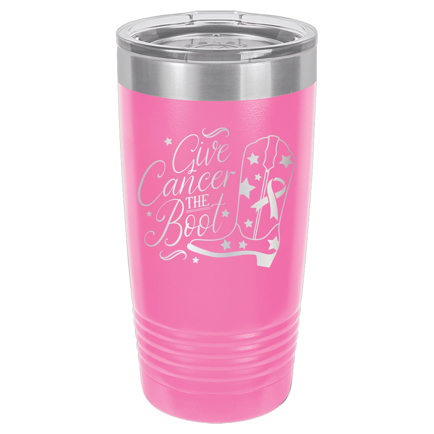 Give Cancer the Boot Tumbler