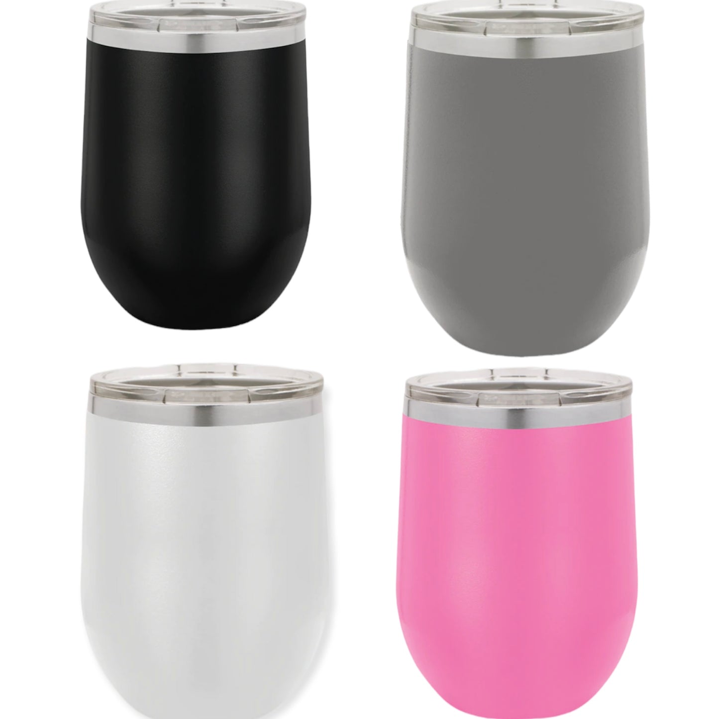 12 oz. Stemless Engraved Tumbler - EB