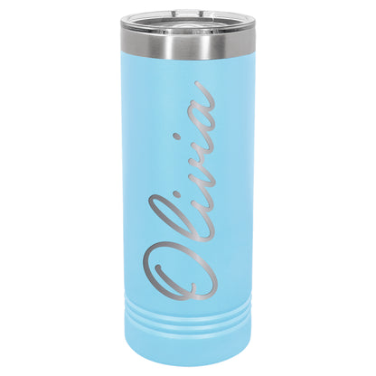 Custom Name Skinny Tumbler