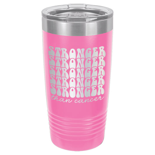 Stronger Than Cancer Tumbler