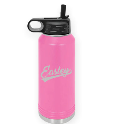 32 Oz. Engraved Insulated Water Bottle - Easley Outline