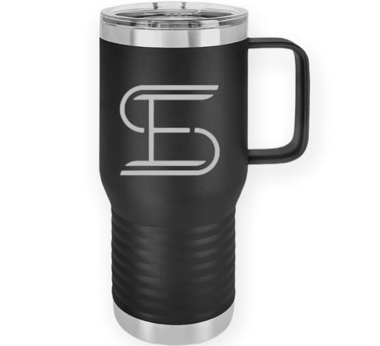 20 oz. Engraved Tumbler with Handle- ES