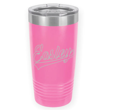 20 oz. Engraved Tumbler - Easley Outline