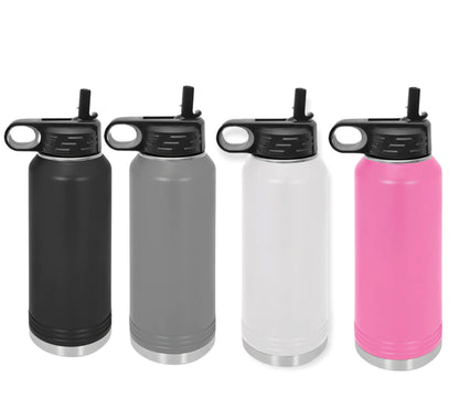 40 oz. Engraved Insulated Water Bottle - ES