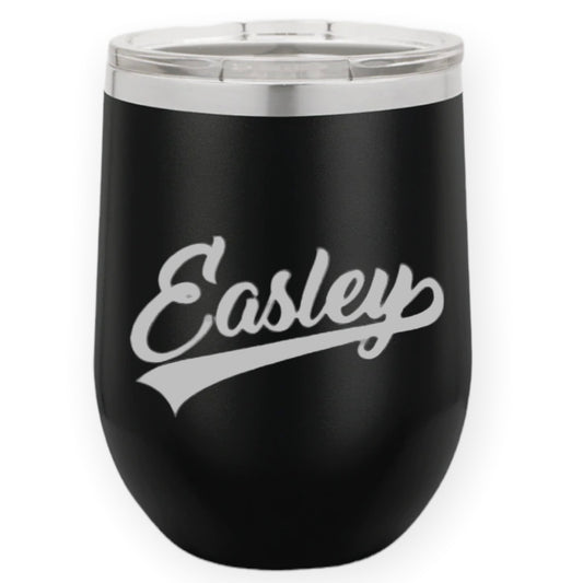 12 oz. Stemless Engraved Tumbler - Easley Solid