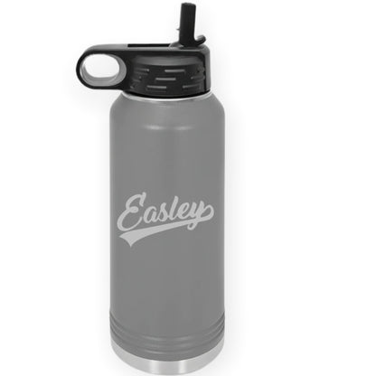 32 Oz. Engraved Insulated Water Bottle - Easley Outline