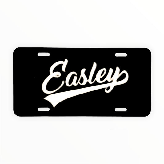 Car Tag - (White Easley)