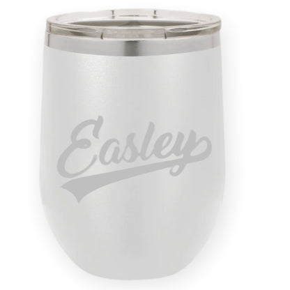 12 oz. Stemless Engraved Tumbler - Easley Solid