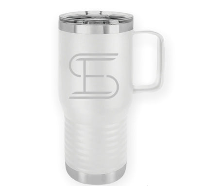 20 oz. Engraved Tumbler with Handle- ES