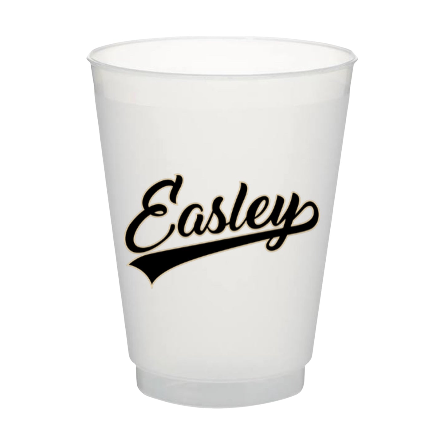 Frosted Cup Set of 10 - Easley (Black)