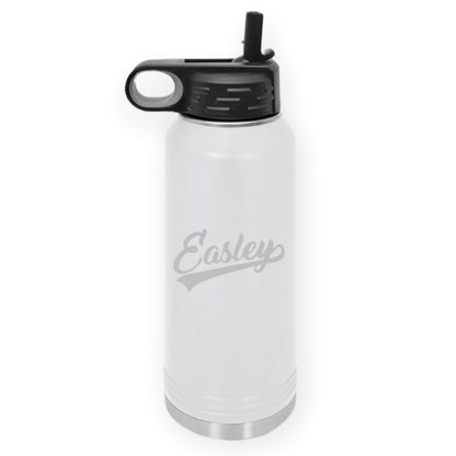 32 Oz. Engraved Insulated Water Bottle - Easley Outline