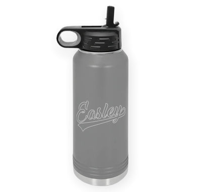 40 oz. Engraved Insulated Water Bottle - Easley Outline